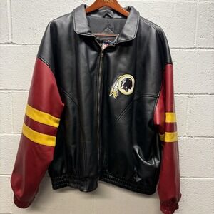 Washington Redskins 90s GAME DAY faux‎ Leather Signed Dexter Manley #72